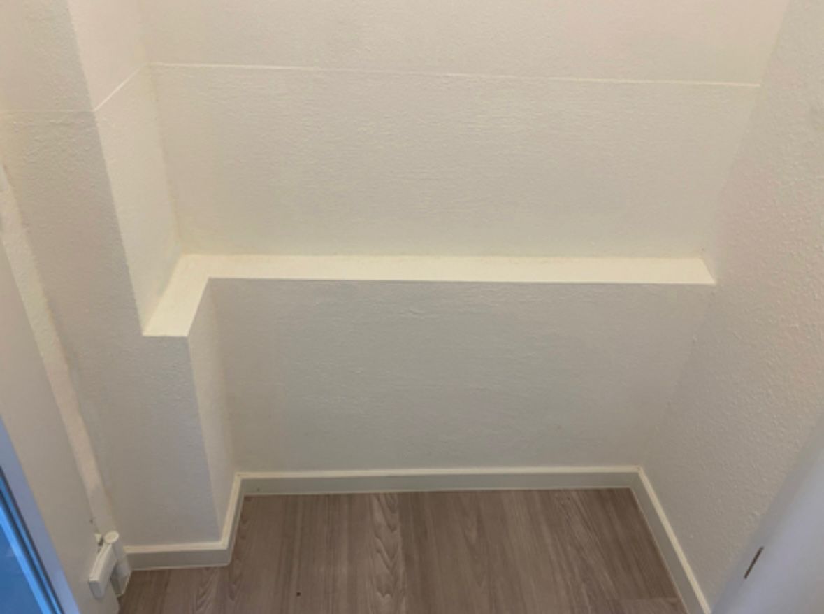 Evopor Referenz Feuchtigkeitsschaden Wand Nachher